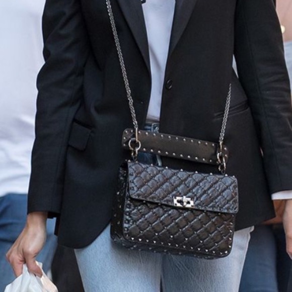 Authentic Valentino Rockstud medium spike shoulder bag - Picture 6 of 7